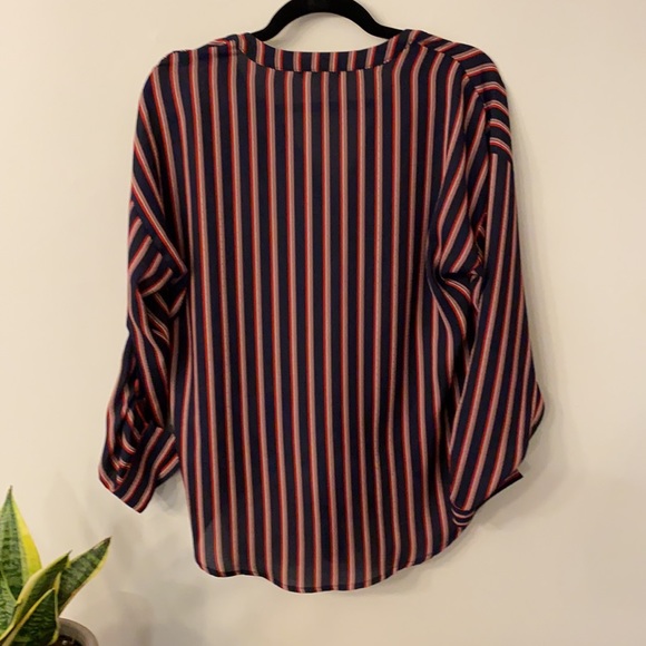 Anthropologie Striped Pleione Blouse - Picture 6 of 8